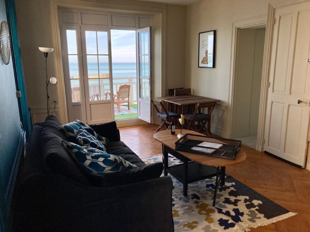 Appartement De Standing - Avec Terrasse Et Vue Mer Arromanches-les-Bains Exteriör bild